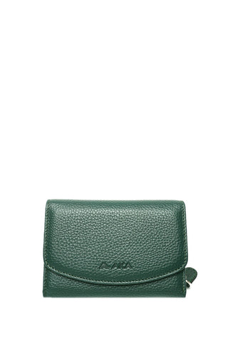 Žalia Aka odinė piniginė