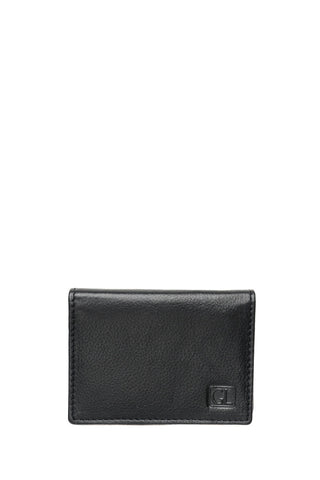 Juoda unisex odinė kortelinė