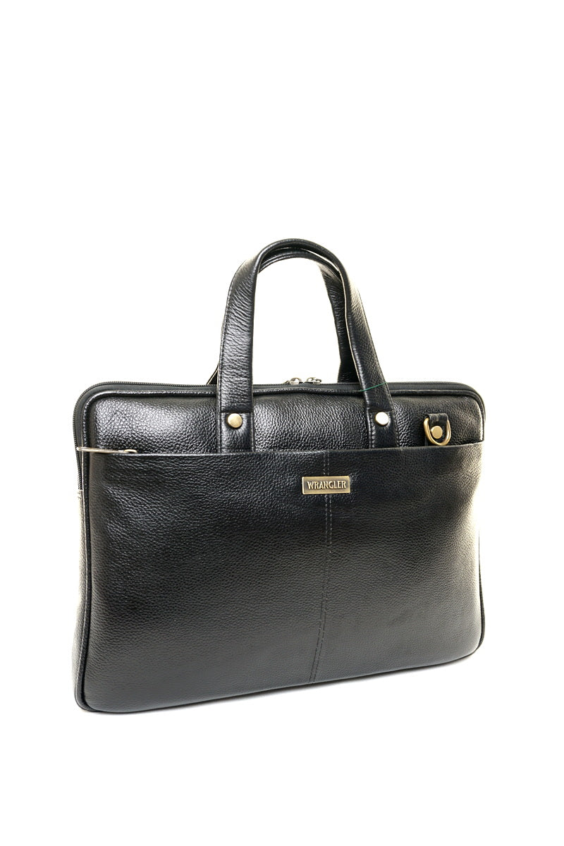 Wrangler juodas odinis portfelis