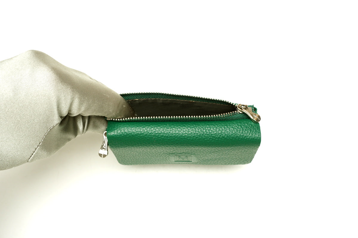 Žalia odinė piniginė