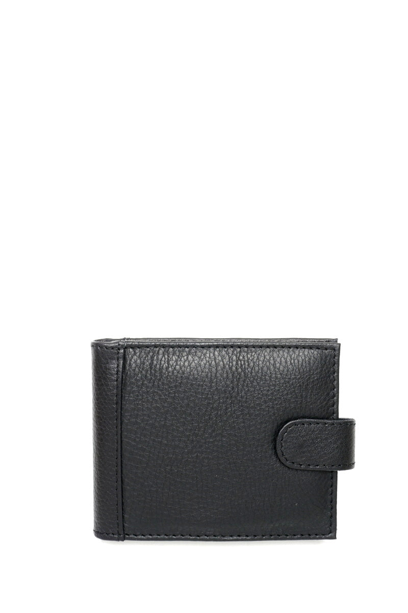 Juoda unisex odinė kortelinė
