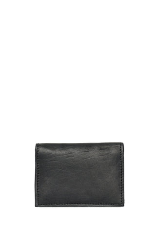 Juoda unisex odinė kortelinė