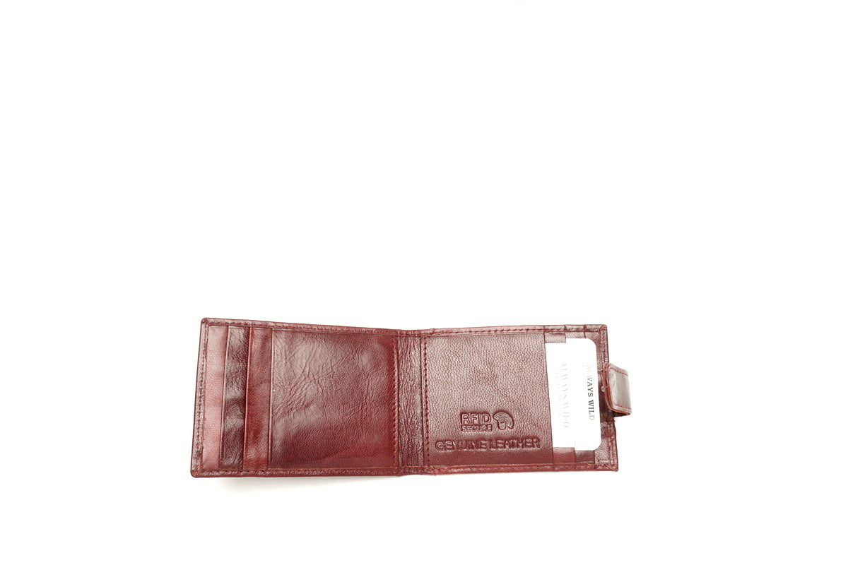 Bordo unisex odinė kortelinė su RFID apsauga