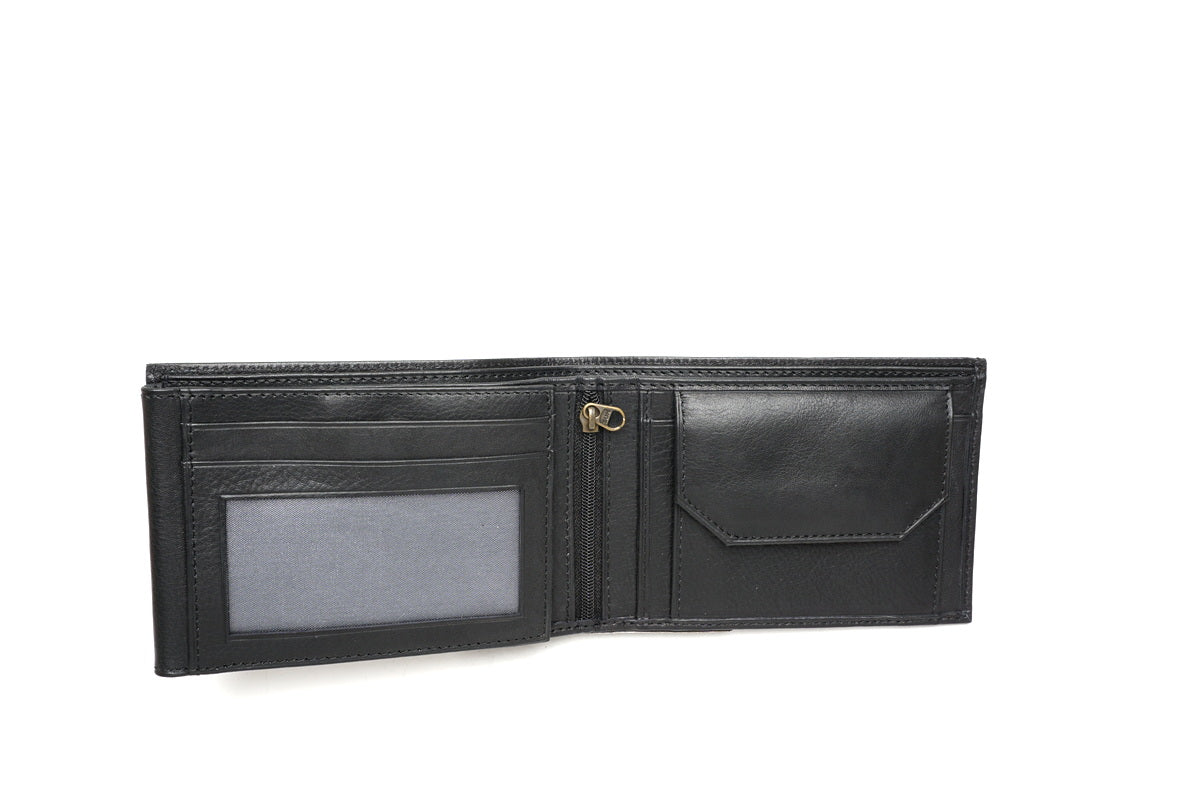 Wrangler juoda odinė piniginė