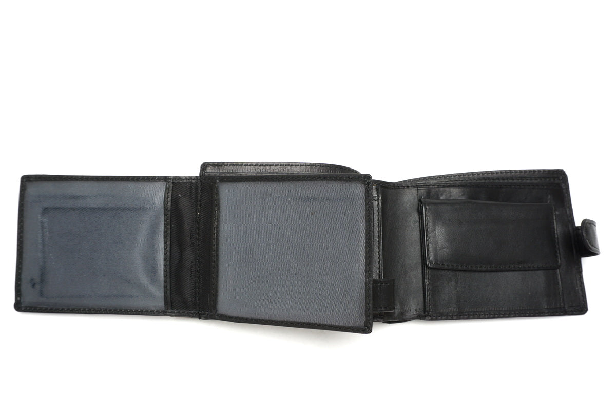 Wrangler juoda odinė piniginė