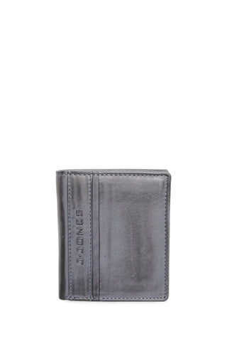 Mėlyna odinė piniginė su RFID apsauga