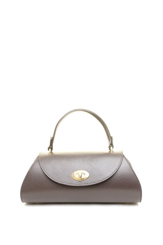 Ruda odinė rankinė