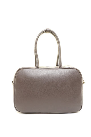 Ruda odinė rankinė