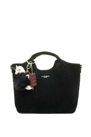 Juoda (zomšas) rankinė 2/1