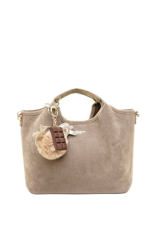 Rusva (zomšas) rankinė 2/1