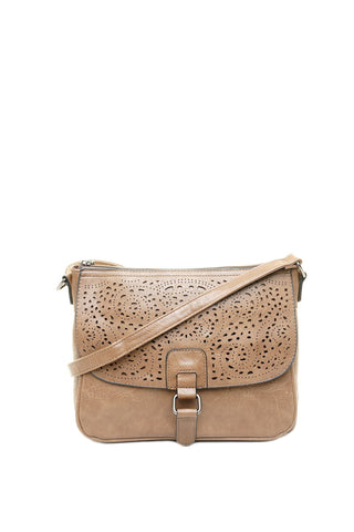 Rusva rankinė per petį