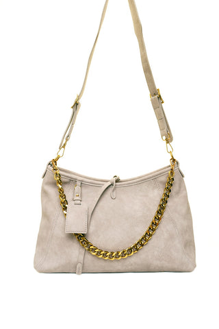 Alyvinė rankinė per petį