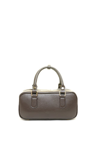 Ruda odinė rankinė