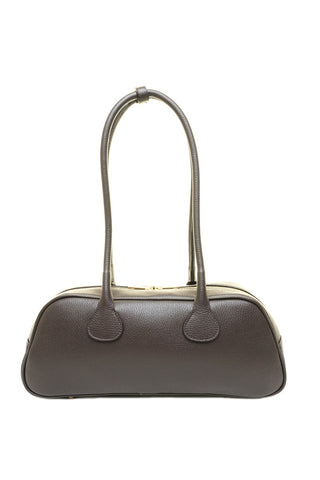 Ruda odinė rankinė