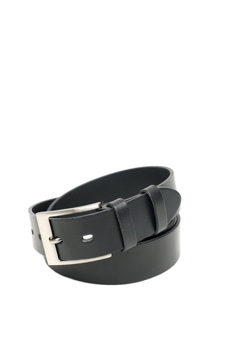 Vyriškas juodas odinis diržas