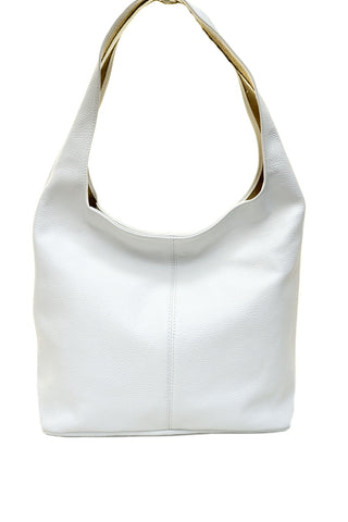 Balta odinė rankinė