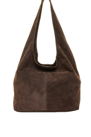 Ruda odinė (zomšas) rankinė