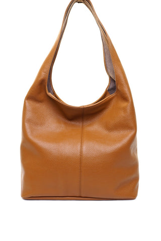 Ruda odinė rankinė