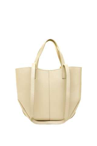 Smėlinė odinė rankinė