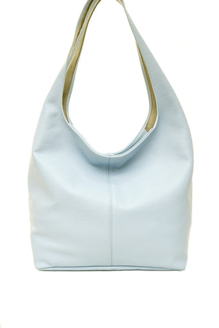 Mėlynė odinė rankinė