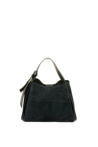 Juoda odinė (zomšas) rankinė