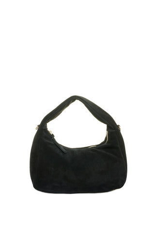 Juoda odinė (zomšas) rankinė