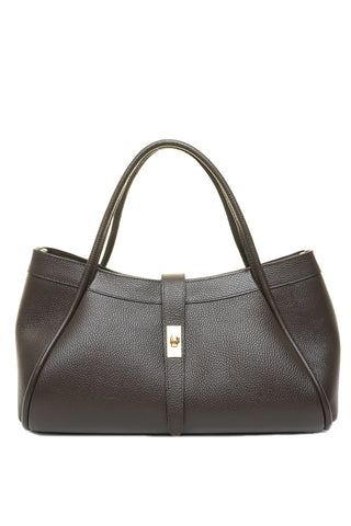 Ruda odinė rankinė