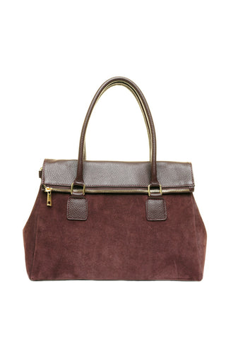 Bordo odinė (zomšas) rankinė