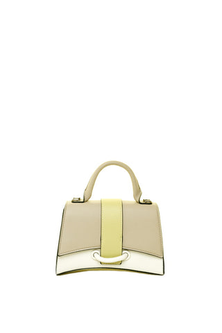 Įvairiaspalvė rankinė per petį