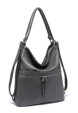 Pilka rankinė/kuprinė