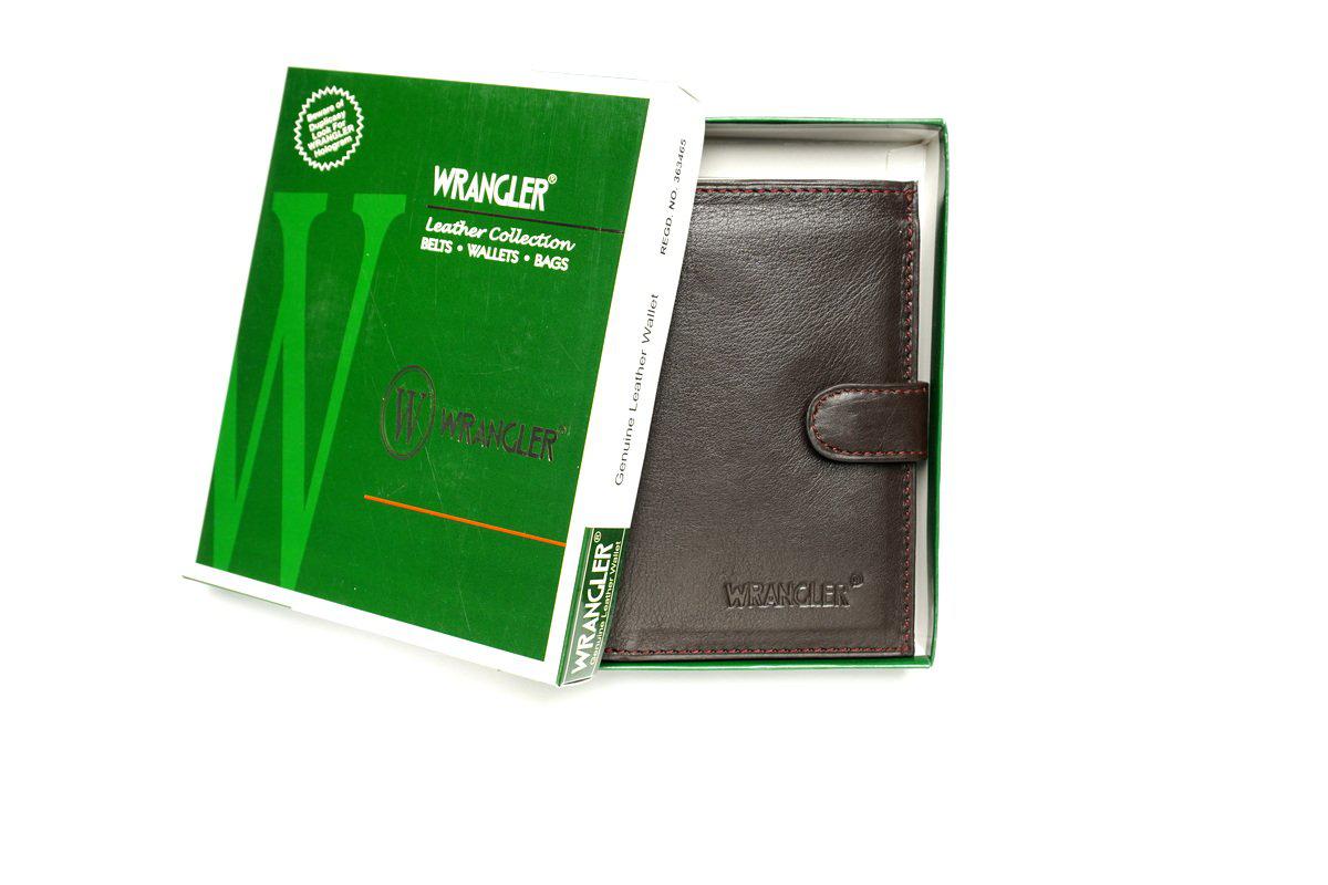 Wrangler ruda odinė piniginė-GIEVERA