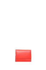 Raudona odinė piniginė-GIEVERA