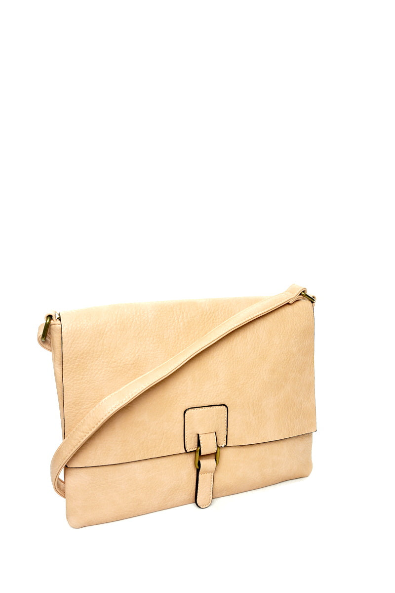 Rožinė rankinė per petį-GIEVERA