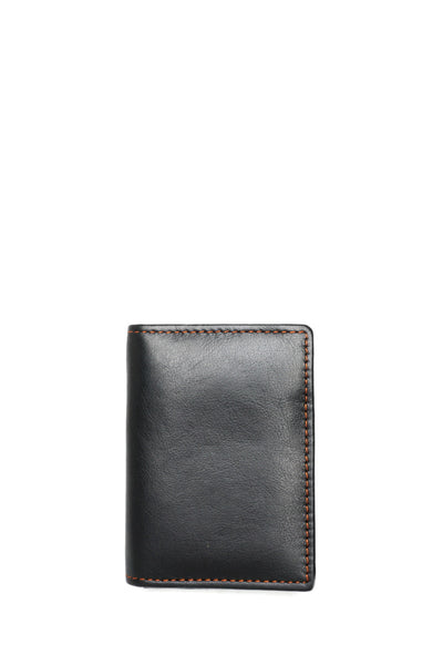 Juoda unisex odinė kortelinė