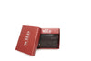 Ruda unisex odinė kortelinė su RFID apsauga