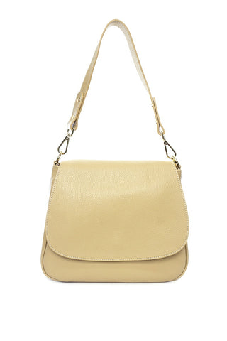 Smėlinė odinė rankinė