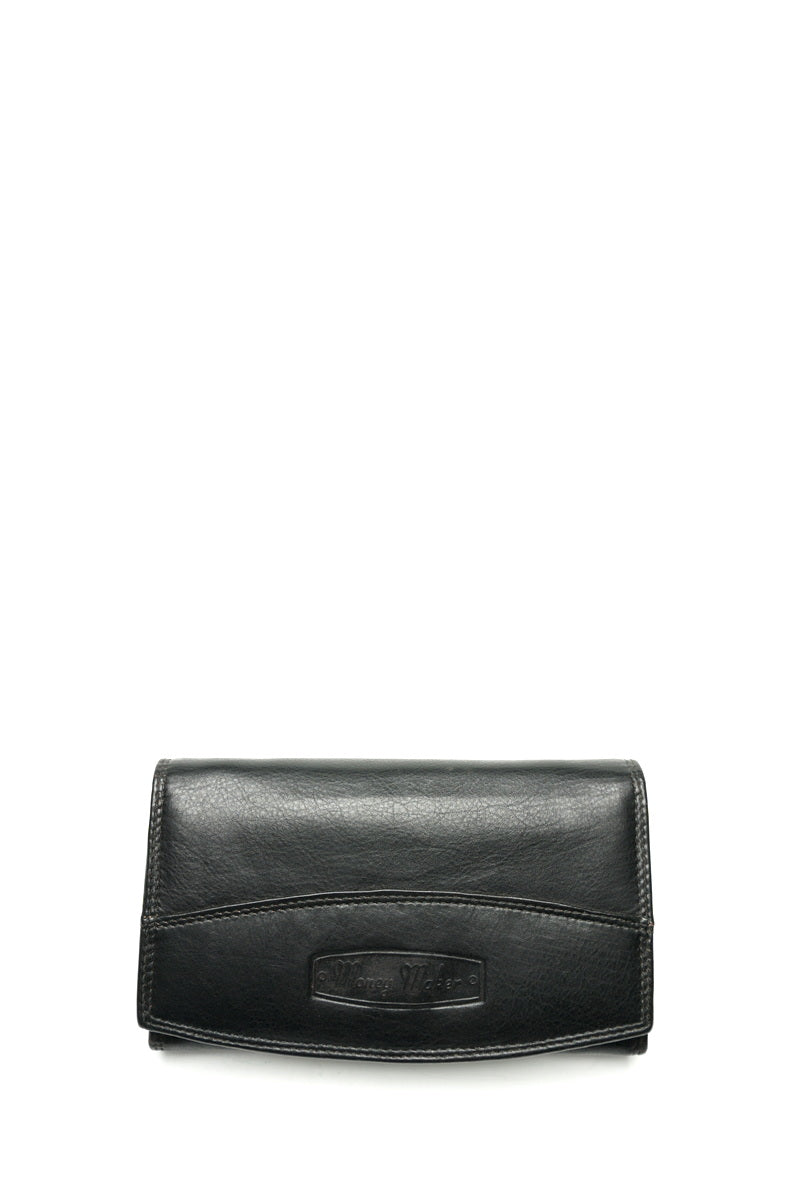 Juoda odinė piniginė-GIEVERA