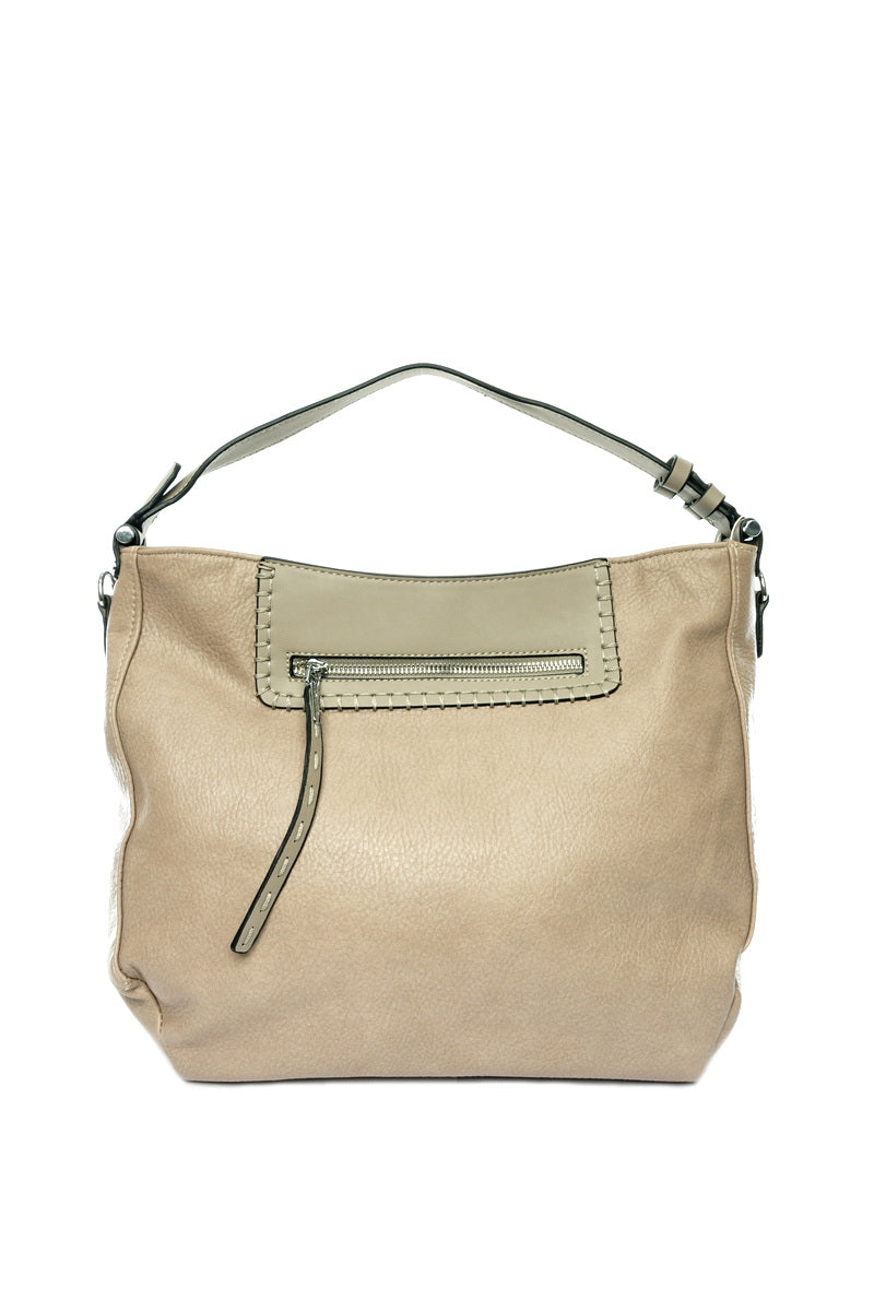 Rusva (taupe) rankinė-GIEVERA