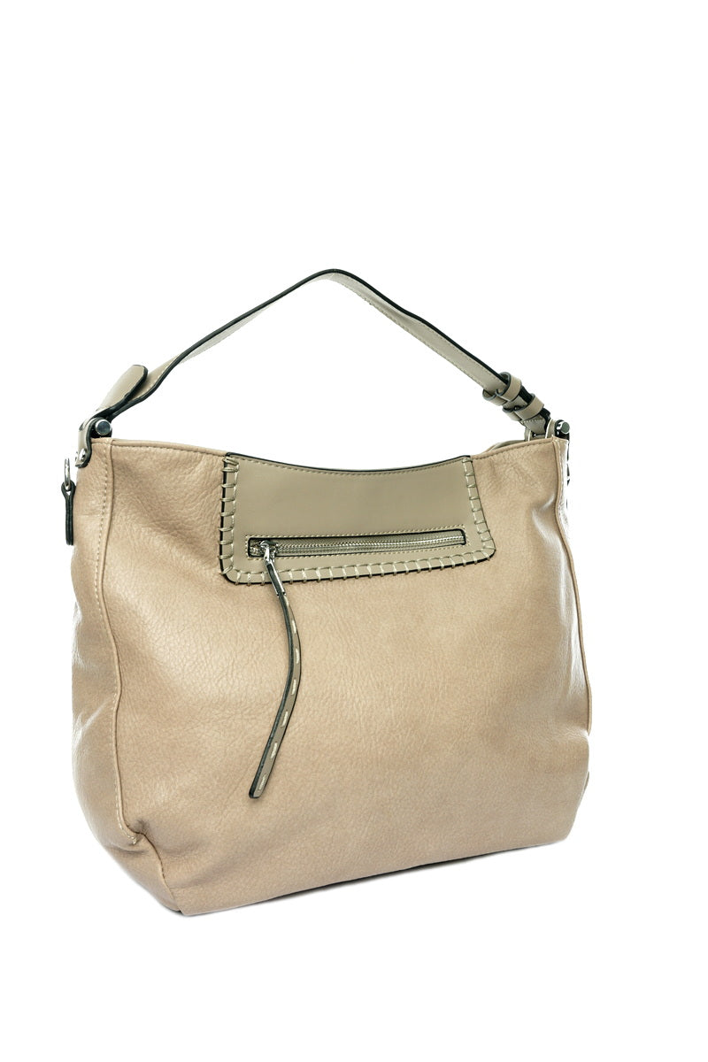 Rusva (taupe) rankinė-GIEVERA