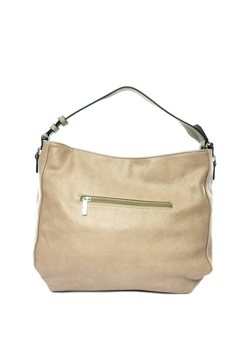 Rusva (taupe) rankinė-GIEVERA