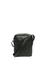 Juoda odinė rankinė per petį-GIEVERA