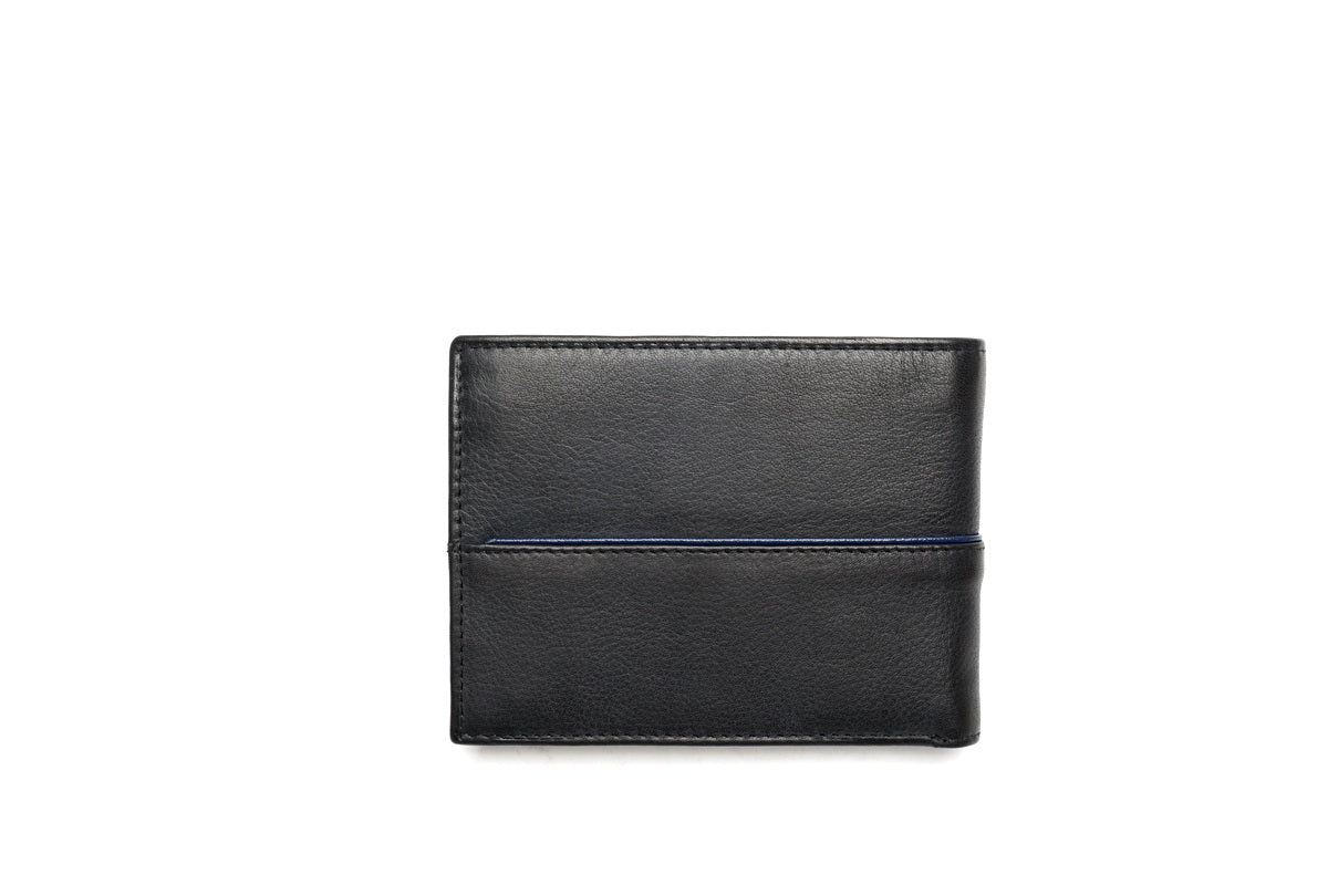Juoda Pierre Cardin odinė piniginė-GIEVERA