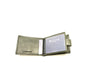Pilka odinė piniginė su RFID apsauga
